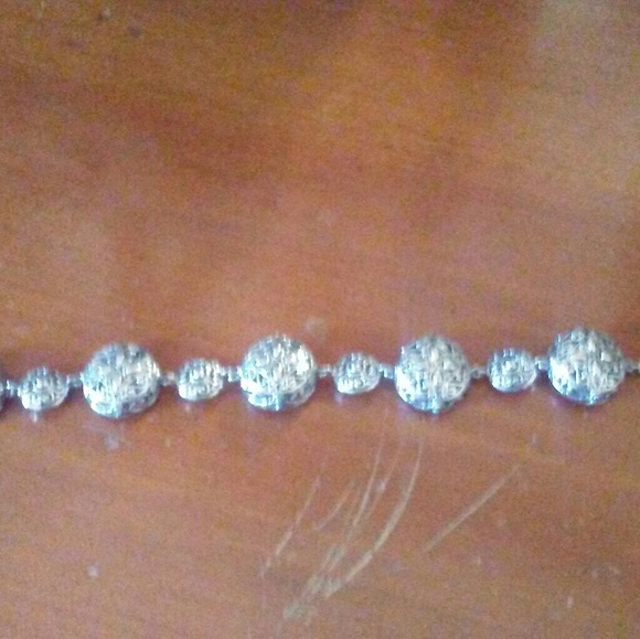 Sterling Silver 925 Toggle Bracelet - Picture 3 of 6